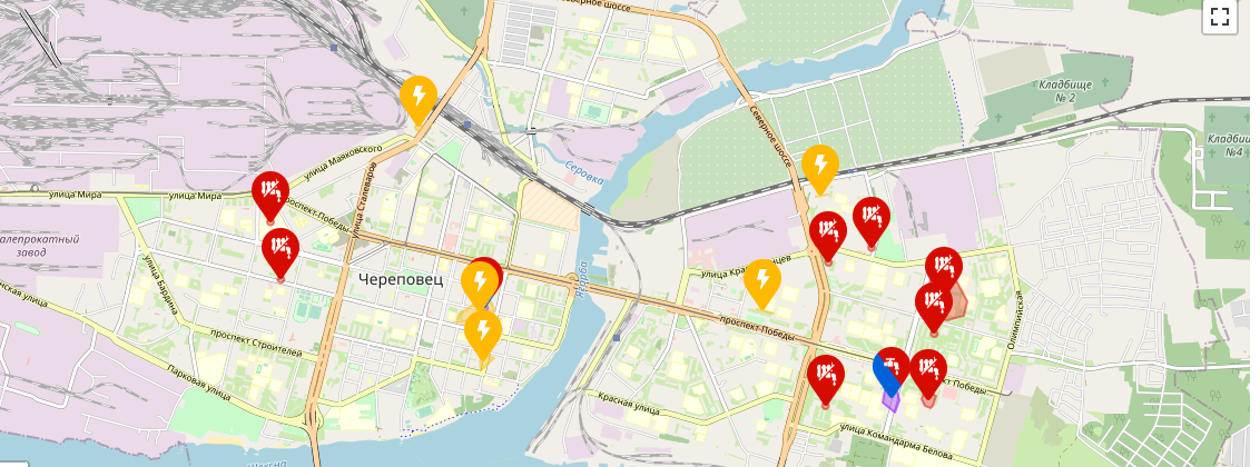 Утечки на тепловых сетях в Череповце устраняют в отопительный сезон