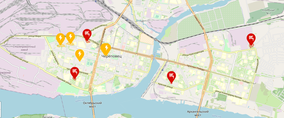 Без отопления и горячей воды останутся тысячи череповчан на этой неделе