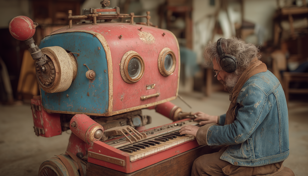 Робот и музыка.png Робот и музыка.png