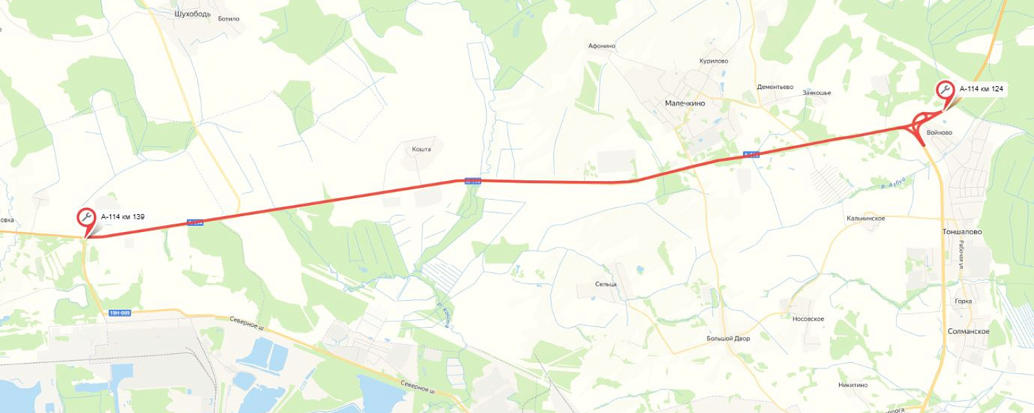 На трассе под Череповцом организуют реверсивное движение 